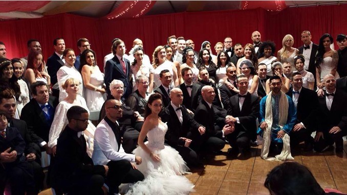 34 couples tied the knot at Grammy Awards