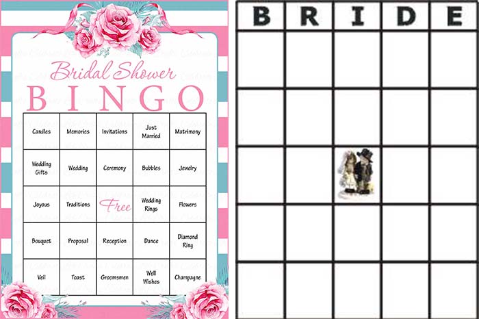 Bridal Bingo Game