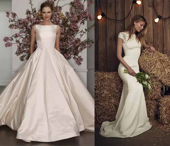 Contracted Style wedding gown