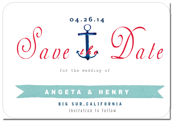 Anchor And Ribbon STD Cards