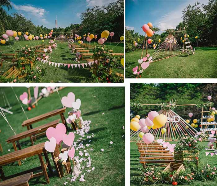 a park lawn wedding inspirations