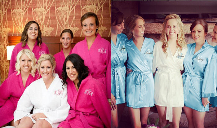 custom Robe for bride and bridesmaids