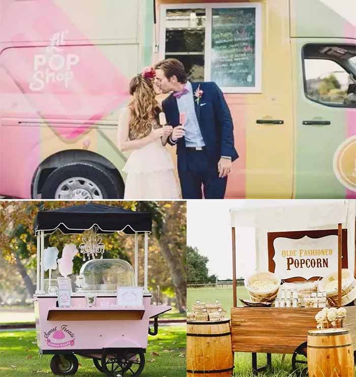 different wedding desert