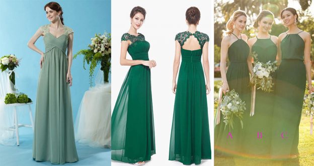 green colored wedding ideas
