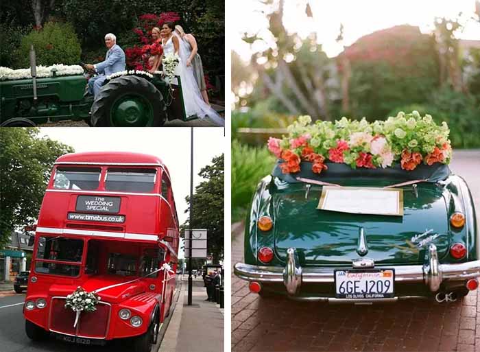 interesting wedding cars