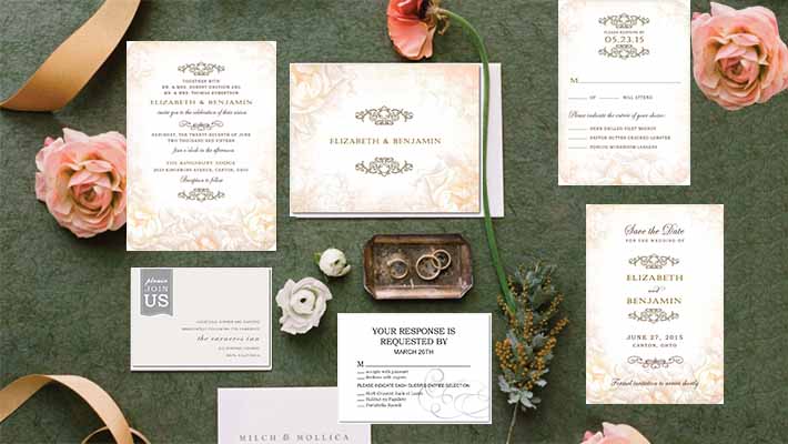 invitations for wedding party