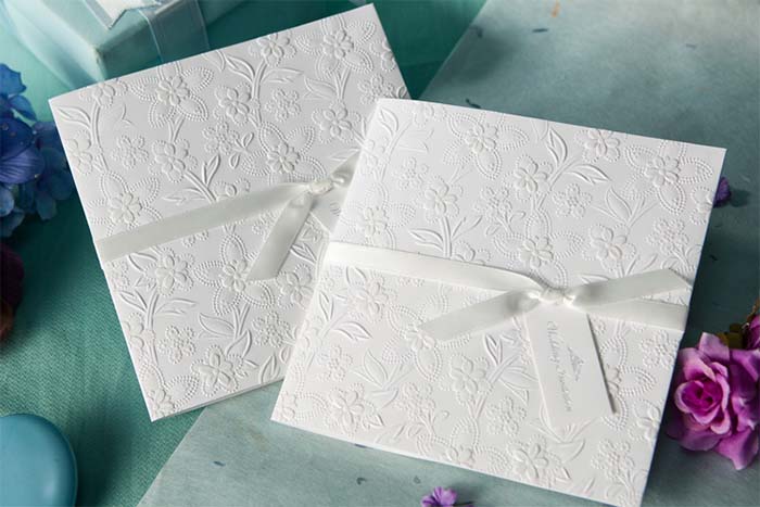 letter print pocket wedding invitations HPI273