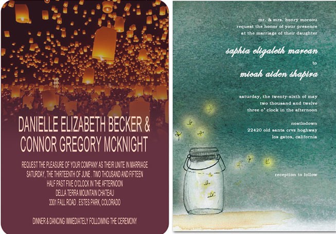 special design wedding invites