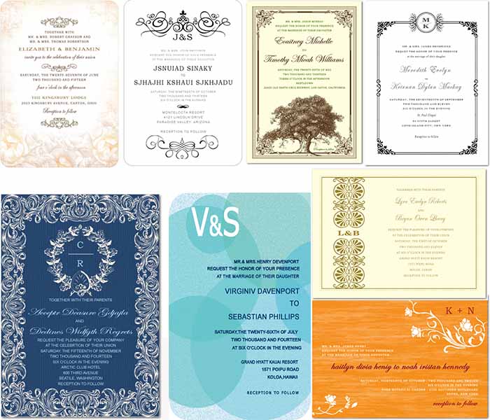 vintage wedding invitations