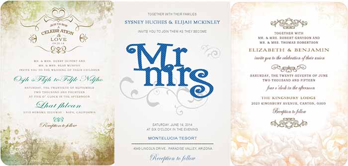 wedding invitations card