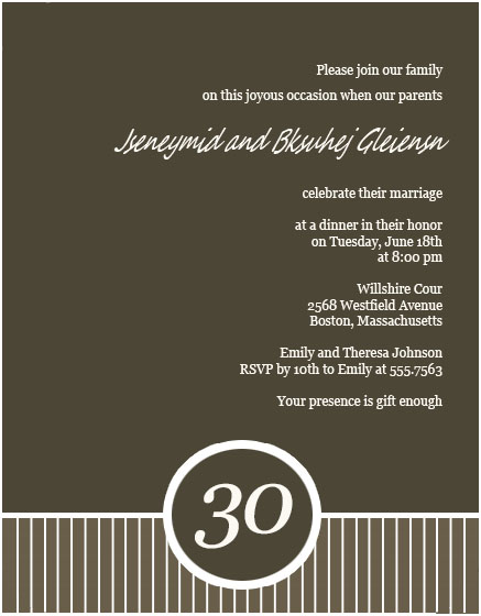 Endless Love Anniversary Party Invites HPA219