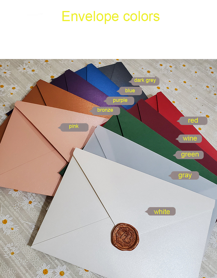 Matched Envelopes for Acrylic Wedding Invitations HPI298