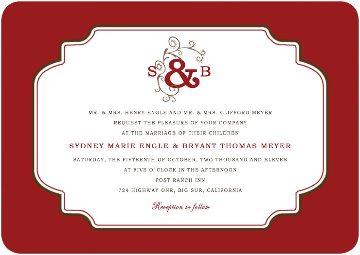 Luckily Chinese Red Lantern Shape Wedding Invitation HPI094