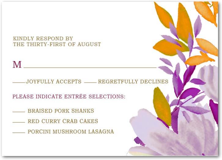 Chinese Ink And Wash Color Response Card HPR012