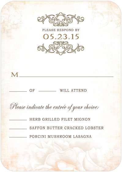 Flower Appear Indistinctly Iron Response Card HPR013