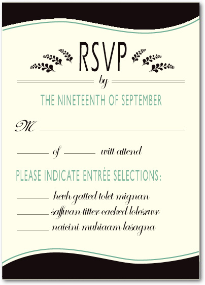 Contrast Colors Wave Response Cards HPR024