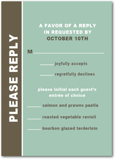 Beach Season Couple Response Cards HPR025