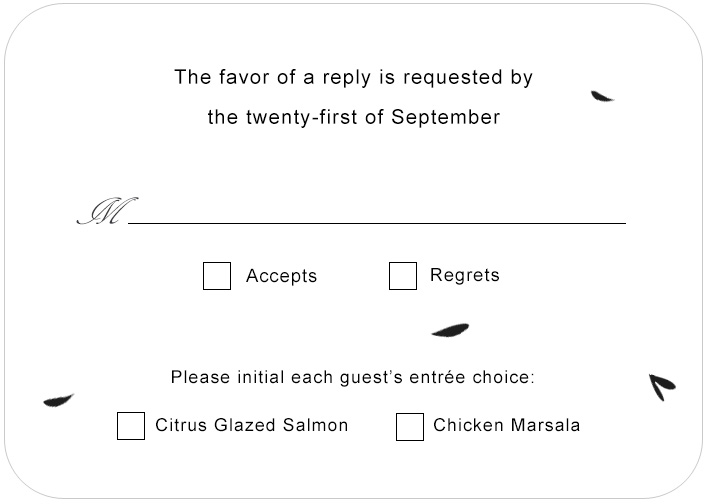 Swans Feather Scattered Response Cards HPR034