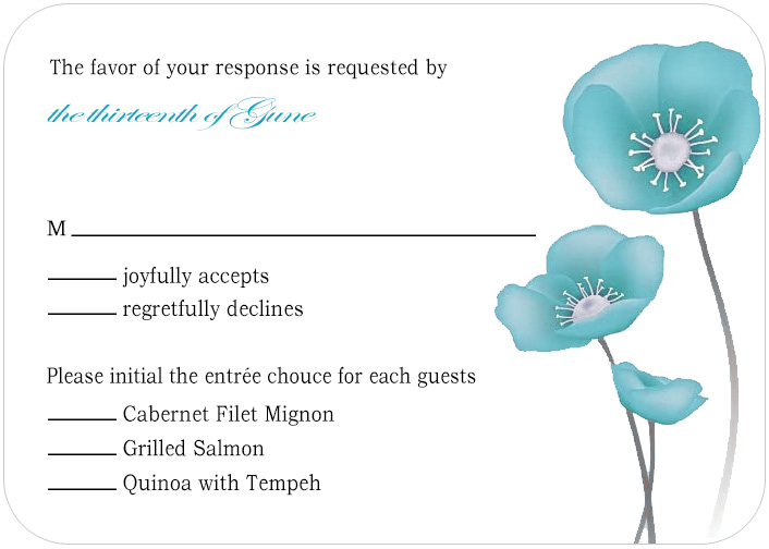 Lively Watercolor Lotus Flower Response Cards HPR073