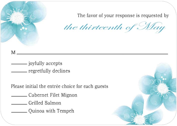 Smell Of Fresh Ink RSVP Cards HPR075