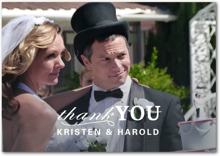 Beach And Seawater Photo Thanks Card HPT007