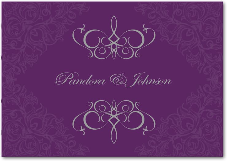 Extraordinary Abstract Crown Thank You Card HPT018