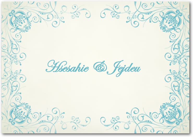 Mass Of Blossom Thank You Card HPT031