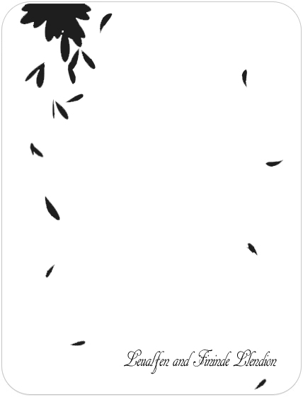 Swans Feather Scattered Thank You Cards HPT034