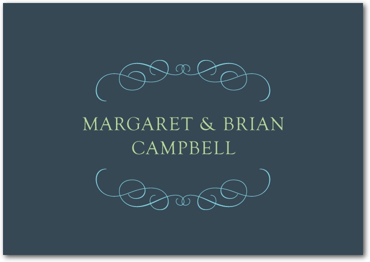 Beautiful Curve Typography Thanks Cards HPT064