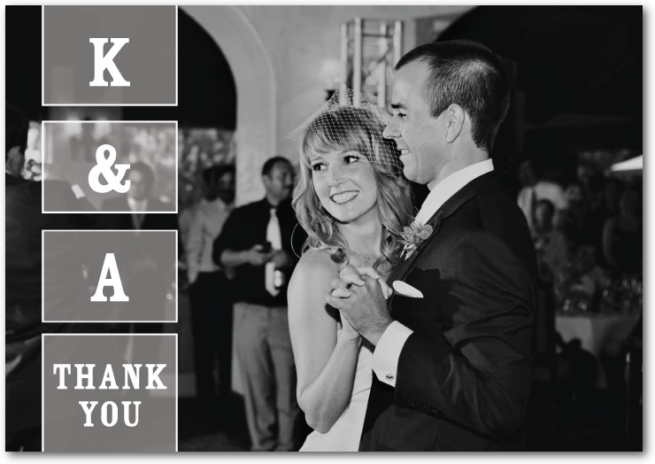 Big Day Date Photo Thanks Cards HPT066