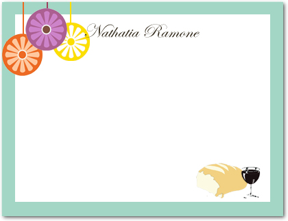 Windmills And Dinner Thank You Card HPT101