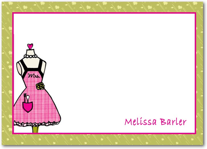 Fun Apron Thank You Cards HPT139