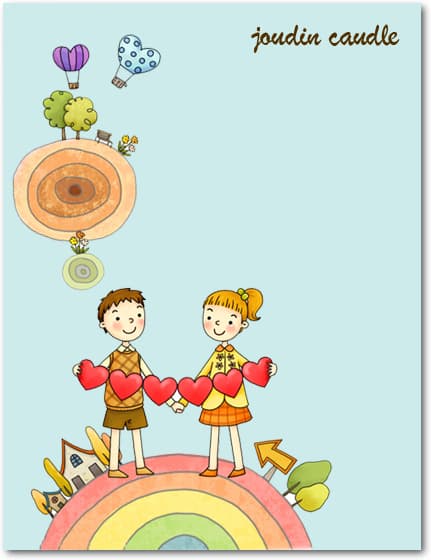 Balloon And Earth Thank You Cards HPT224