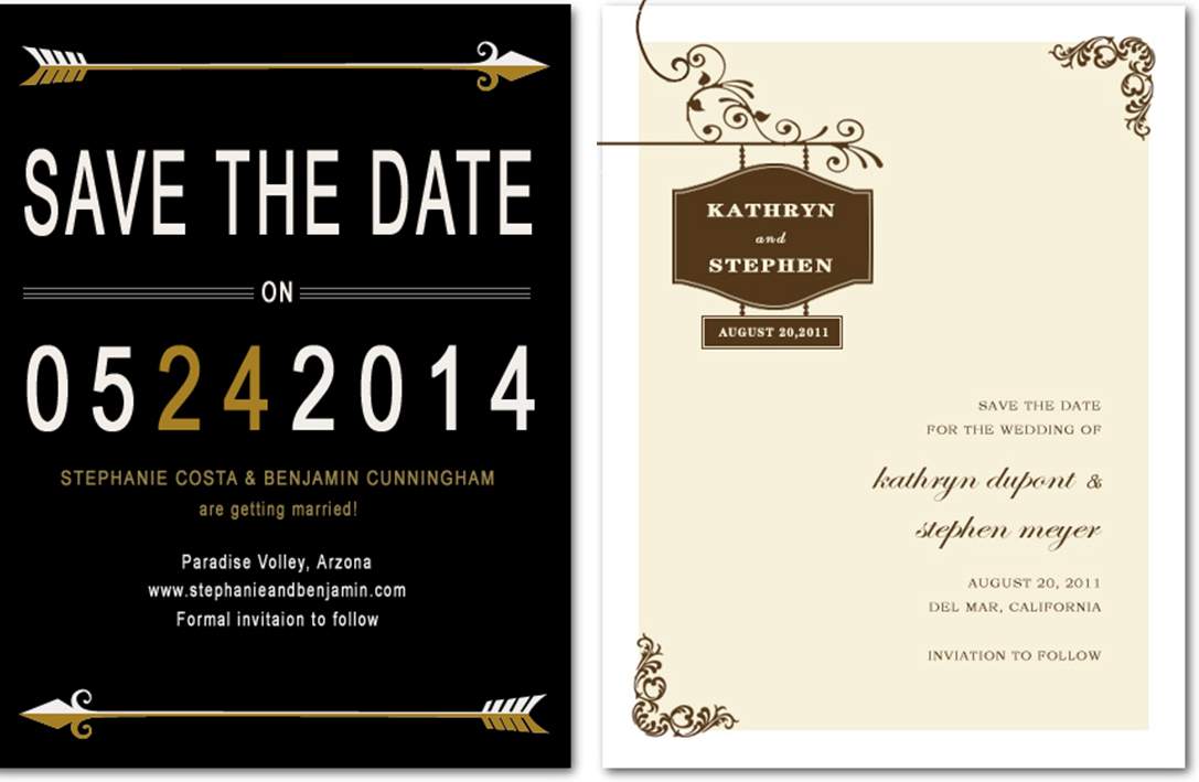 Save The Date Card
