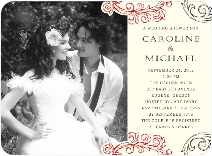 Pure White And Black With Red Decoration Shower Card HPB157 Pure White And Black With Red Decoration Shower Card HPB157