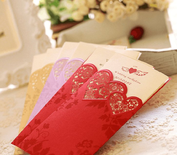 Sweety Pocket Invitations For Wedding Promise HPI254