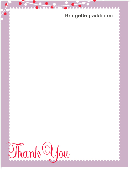 Snack Bowls And Tea Thank You Card HPT127