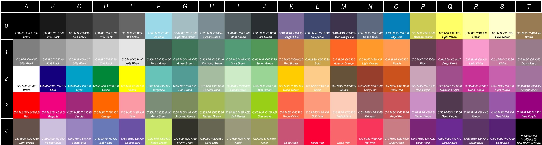 colorcard to customize personalize invitation